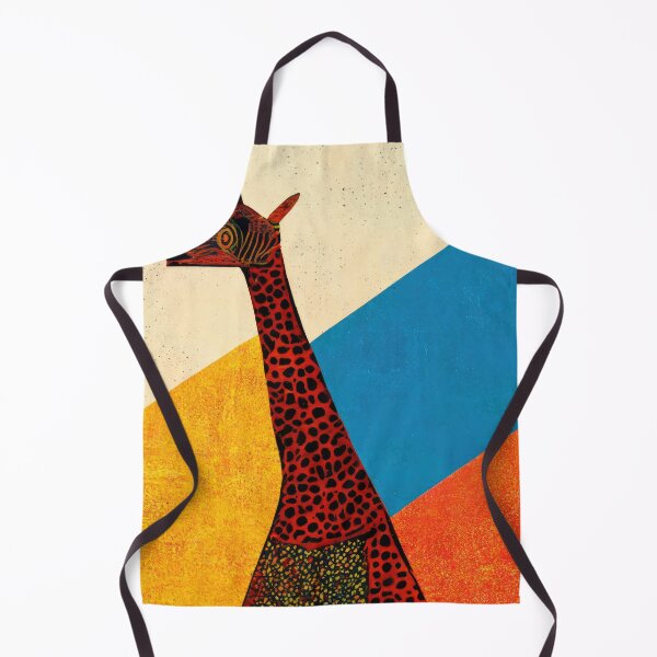 Item preview, Simplistic & Minimalistic African Giraffe Art Collection designed and sold by ArtificialGenes.