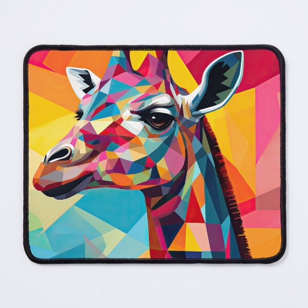 Item preview, Simplistic & Minimalistic African Giraffe Art Collection designed and sold by ArtificialGenes.