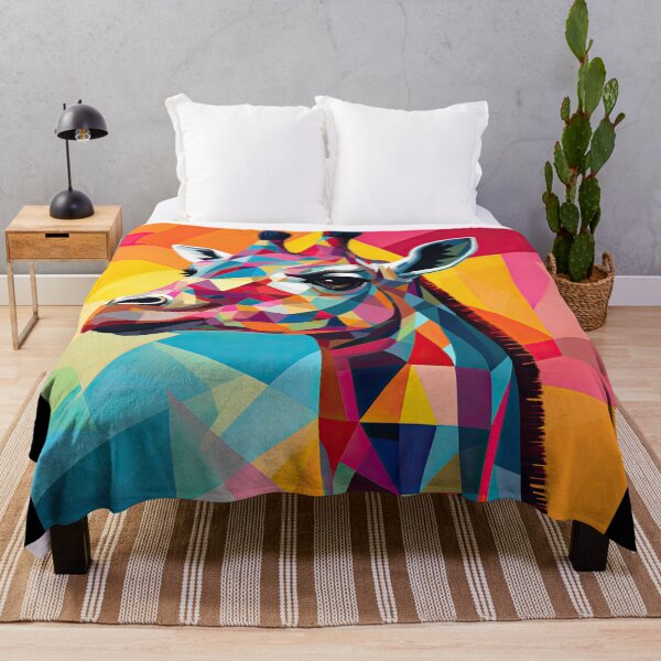 Item preview, Simplistic & Minimalistic African Giraffe Art Collection designed and sold by ArtificialGenes.