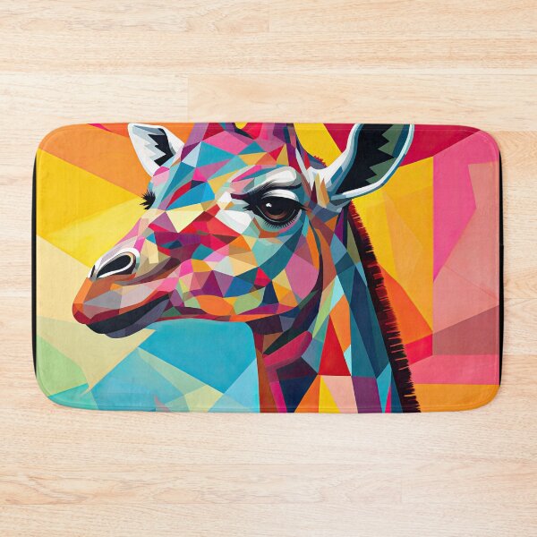 Item preview, Simplistic & Minimalistic African Giraffe Art Collection designed and sold by ArtificialGenes.