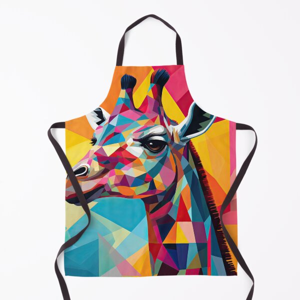Item preview, Simplistic & Minimalistic African Giraffe Art Collection designed and sold by ArtificialGenes.