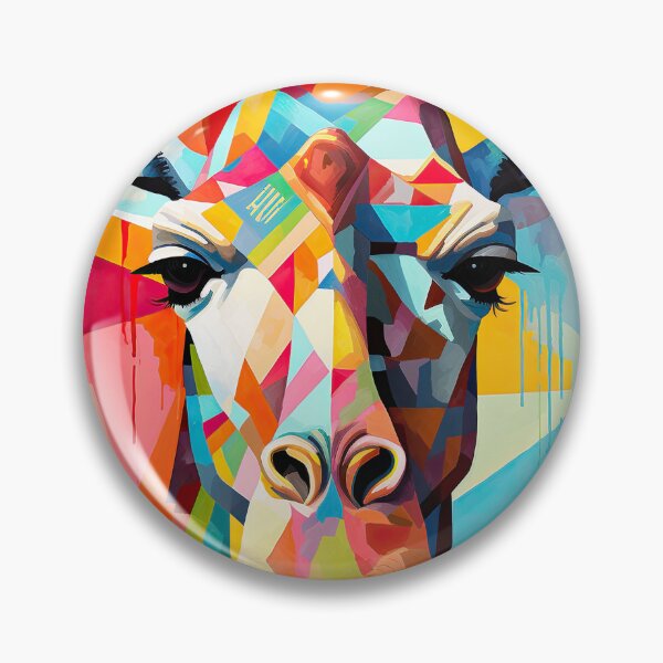 Item preview, Simplistic & Minimalistic African Giraffe Art Collection designed and sold by ArtificialGenes.