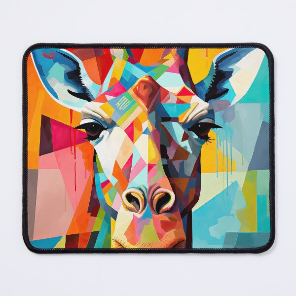Item preview, Simplistic & Minimalistic African Giraffe Art Collection designed and sold by ArtificialGenes.