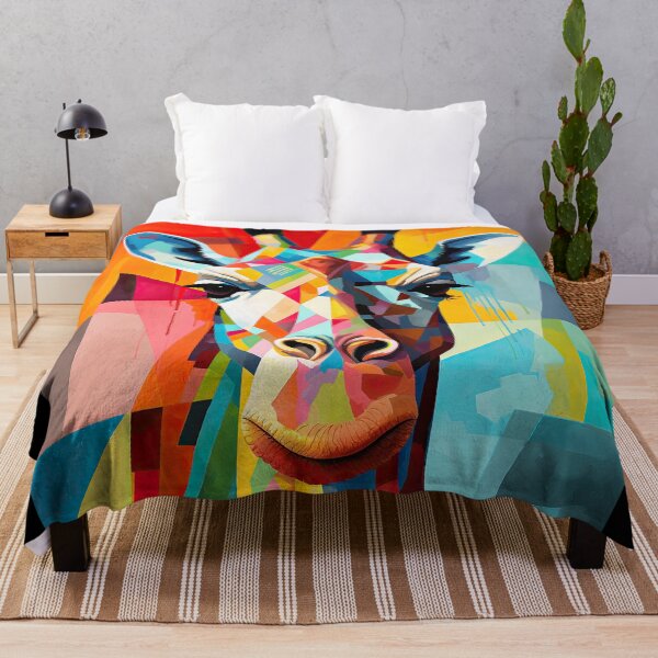 Item preview, Simplistic & Minimalistic African Giraffe Art Collection designed and sold by ArtificialGenes.
