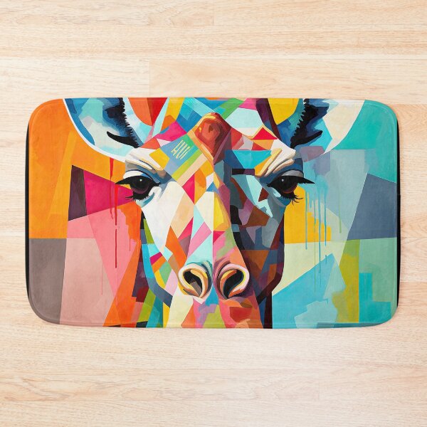 Item preview, Simplistic & Minimalistic African Giraffe Art Collection designed and sold by ArtificialGenes.