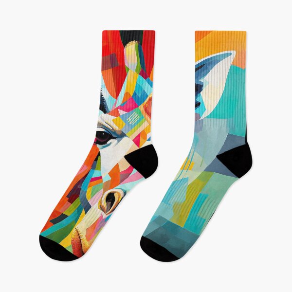 Item preview, Simplistic & Minimalistic African Giraffe Art Collection designed and sold by ArtificialGenes.