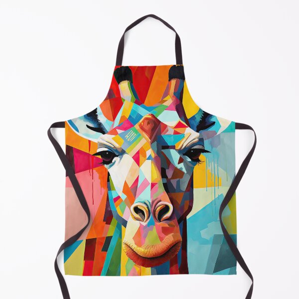 Item preview, Simplistic & Minimalistic African Giraffe Art Collection designed and sold by ArtificialGenes.