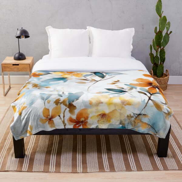 Item preview, Divine shelter: The yellow and brue watercolor designed and sold by Geode-Designs.