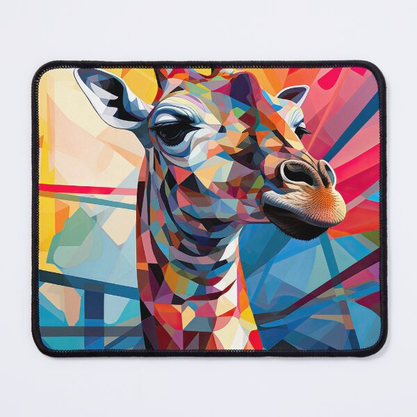 Item preview, Simplistic & Minimalistic African Giraffe Art Collection designed and sold by ArtificialGenes.