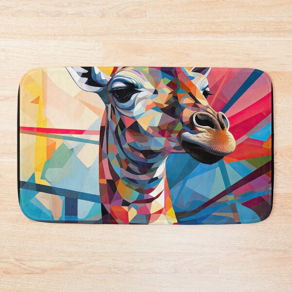 Item preview, Simplistic & Minimalistic African Giraffe Art Collection designed and sold by ArtificialGenes.