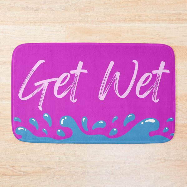 Item preview, Get Wet Water Splash Bright Fuschia Script designed and sold by Sunshine-Dreams.