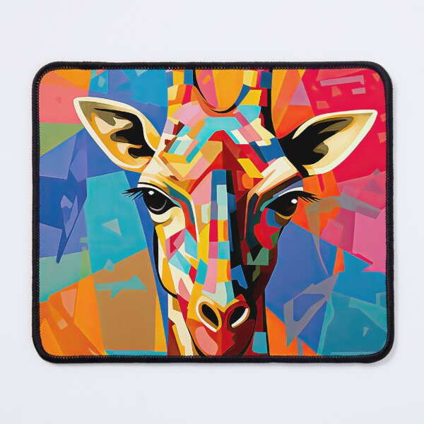 Item preview, Simplistic & Minimalistic African Giraffe Art Collection designed and sold by ArtificialGenes.