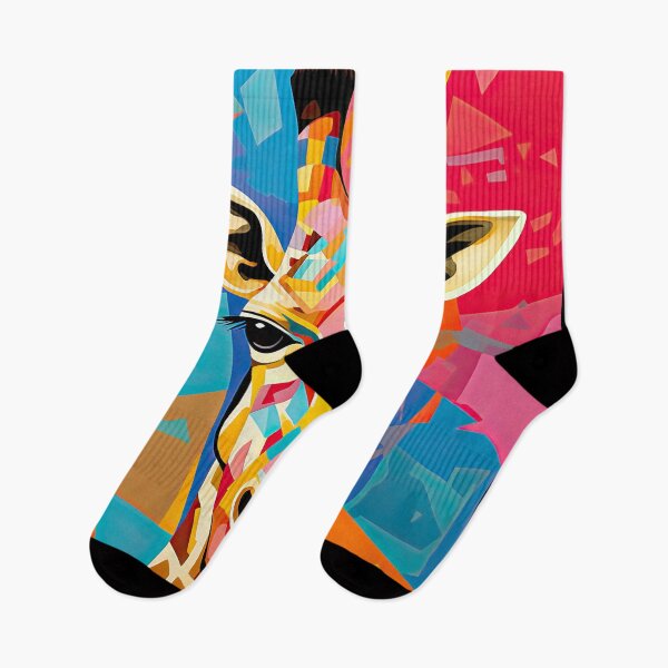 Item preview, Simplistic & Minimalistic African Giraffe Art Collection designed and sold by ArtificialGenes.