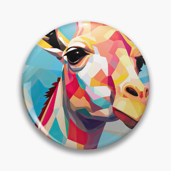 Item preview, Simplistic & Minimalistic African Giraffe Art Collection designed and sold by ArtificialGenes.