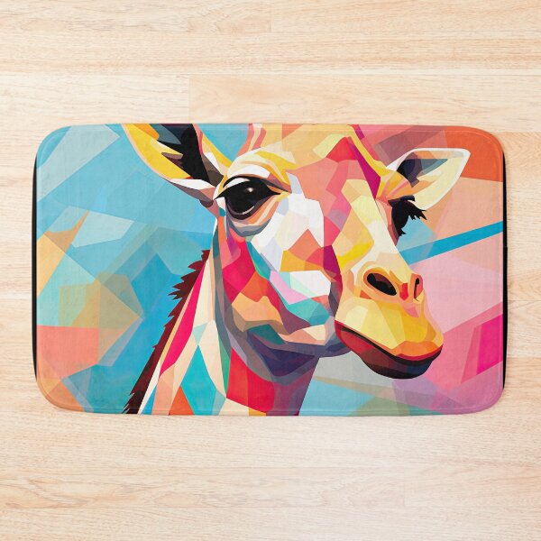 Item preview, Simplistic & Minimalistic African Giraffe Art Collection designed and sold by ArtificialGenes.