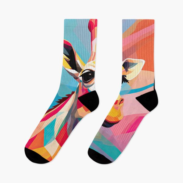 Item preview, Simplistic & Minimalistic African Giraffe Art Collection designed and sold by ArtificialGenes.