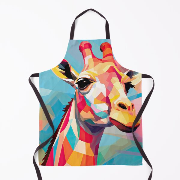 Item preview, Simplistic & Minimalistic African Giraffe Art Collection designed and sold by ArtificialGenes.