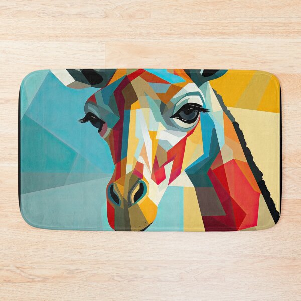 Item preview, Simplistic & Minimalistic African Giraffe Art Collection designed and sold by ArtificialGenes.