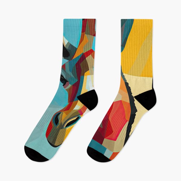 Item preview, Simplistic & Minimalistic African Giraffe Art Collection designed and sold by ArtificialGenes.