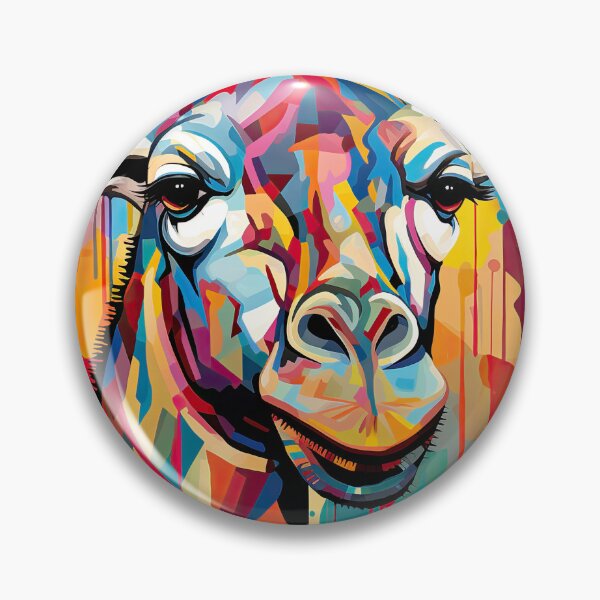 Item preview, Simplistic & Minimalistic African Giraffe Art Collection designed and sold by ArtificialGenes.