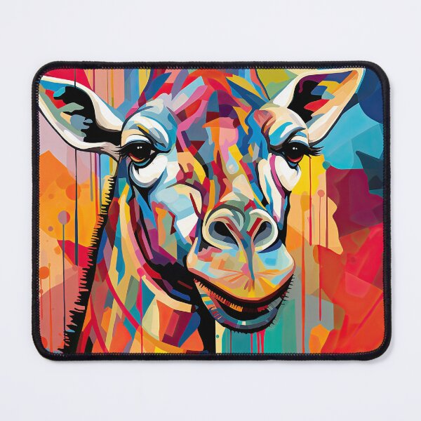 Item preview, Simplistic & Minimalistic African Giraffe Art Collection designed and sold by ArtificialGenes.