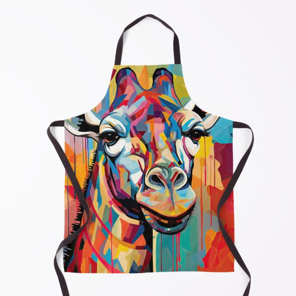 Item preview, Simplistic & Minimalistic African Giraffe Art Collection designed and sold by ArtificialGenes.