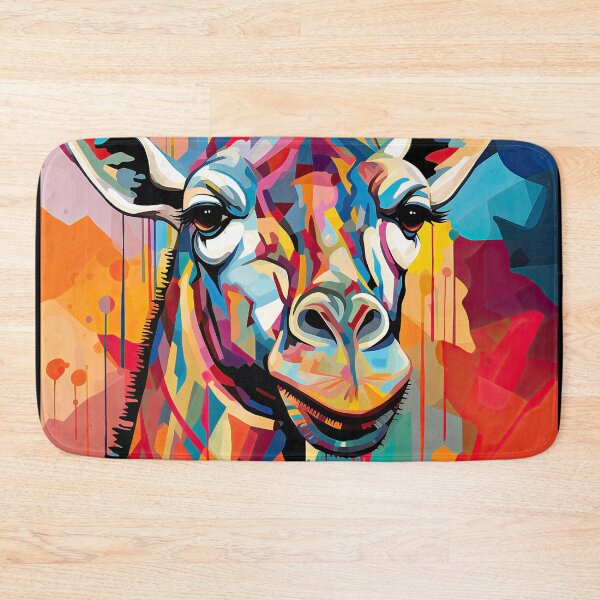 Item preview, Simplistic & Minimalistic African Giraffe Art Collection designed and sold by ArtificialGenes.
