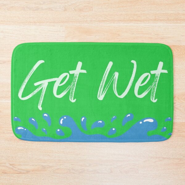 Item preview, Get Wet Water Splash Bright Green Script designed and sold by Sunshine-Dreams.