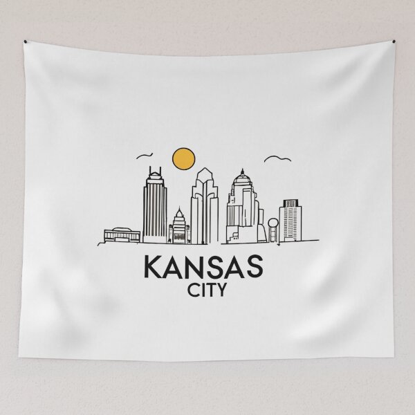 Item preview, Kansas City | Minimalist Art with Buildings designed and sold by CircinusStore.
