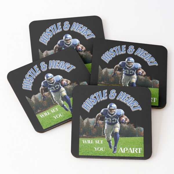 Item preview, Hustle and Heart Football Player  designed and sold by 5PointsDigital.