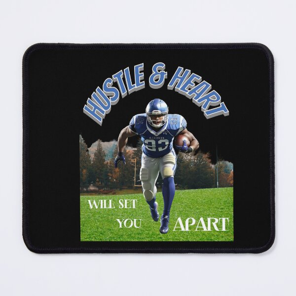 Item preview, Hustle and Heart Football Player designed and sold by 5PointsDigital.