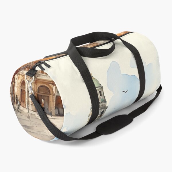 Item preview, Leipzig sacral splendor: watercolor view of the church in the city center designed and sold by KatVik-Design.