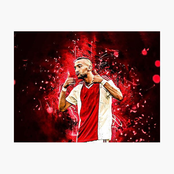 Download wallpapers 4k, Hakim Ziyech, abstract art, Morocco National Team,  fan art, Ziyech, soccer, footballers, n…