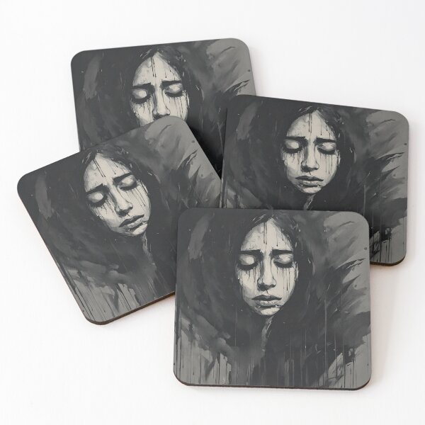 Item preview, Black and White Grief  designed and sold by Denvervineart.