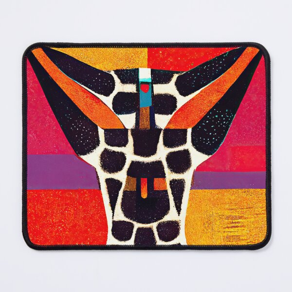 Item preview, Simplistic & Minimalistic African Giraffe Art Collection designed and sold by ArtificialGenes.