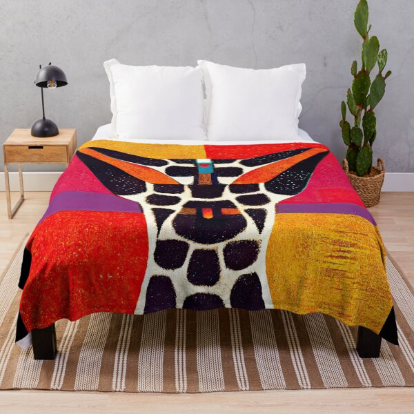 Item preview, Simplistic & Minimalistic African Giraffe Art Collection designed and sold by ArtificialGenes.