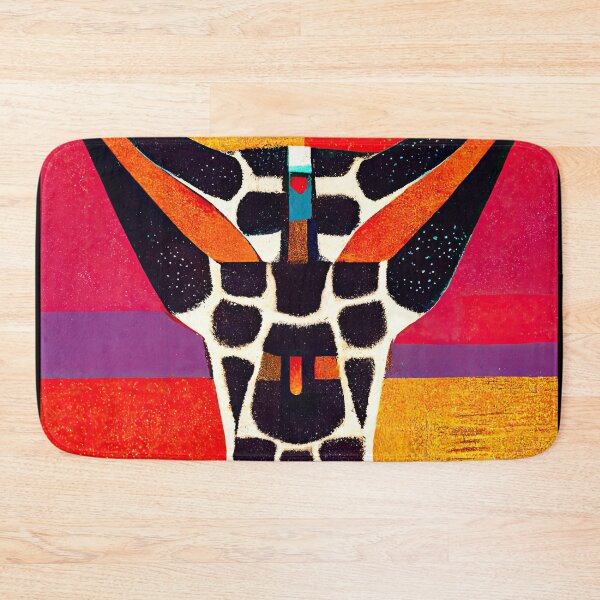 Item preview, Simplistic & Minimalistic African Giraffe Art Collection designed and sold by ArtificialGenes.