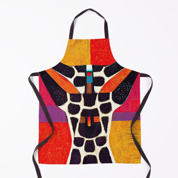 Item preview, Simplistic & Minimalistic African Giraffe Art Collection designed and sold by ArtificialGenes.