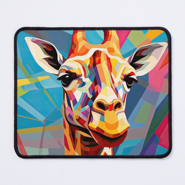Item preview, Simplistic & Minimalistic African Giraffe Art Collection designed and sold by ArtificialGenes.