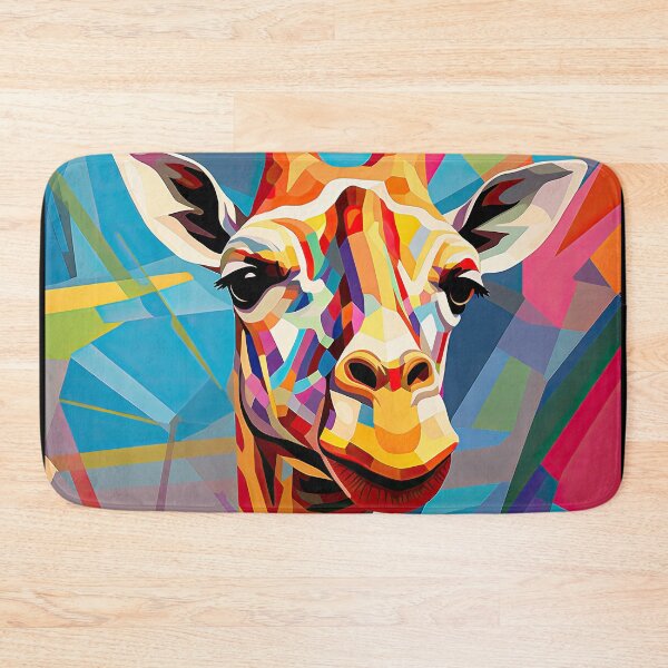 Item preview, Simplistic & Minimalistic African Giraffe Art Collection designed and sold by ArtificialGenes.