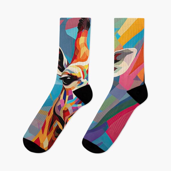 Item preview, Simplistic & Minimalistic African Giraffe Art Collection designed and sold by ArtificialGenes.
