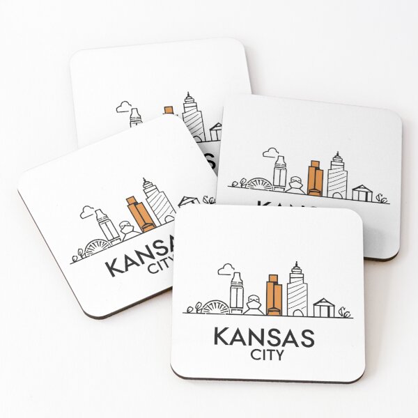 Item preview, Kansas City | Minimalist Art with Buildings Style 2 designed and sold by CircinusStore.