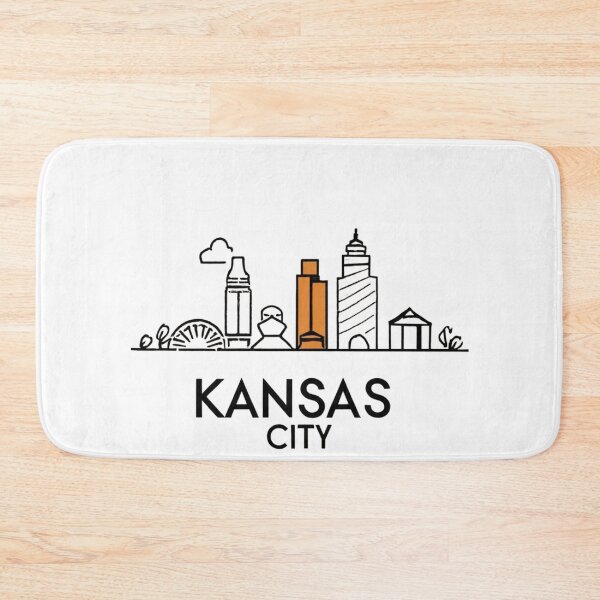 Item preview, Kansas City | Minimalist Art with Buildings Style 2 designed and sold by CircinusStore.