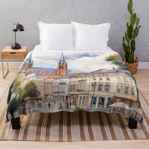 Item preview, Market church Wiesbaden: Watercolor harmony designed and sold by KatVik-Design.