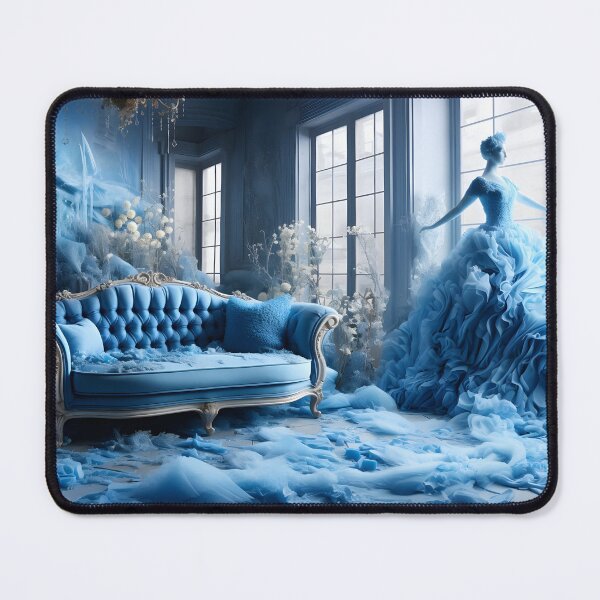Item preview, A captivating, mysterious and dreamlike image in the style of rococo decadence designed and sold by AI-Only Creations.