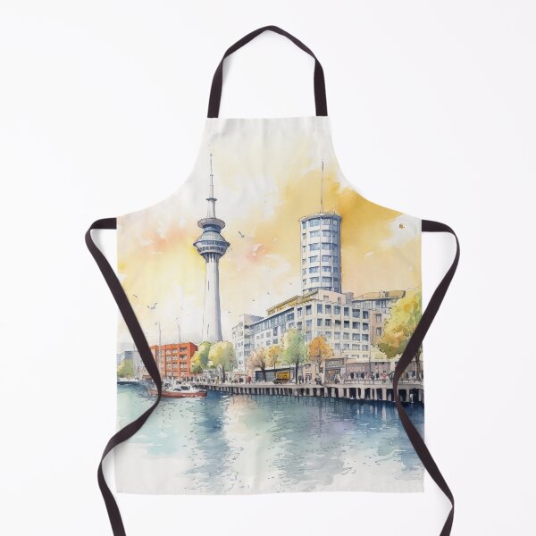 Item preview, Düsseldorf TV Tower: watercolor view designed and sold by KatVik-Design.