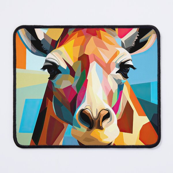 Item preview, Simplistic & Minimalistic African Giraffe Art Collection designed and sold by ArtificialGenes.