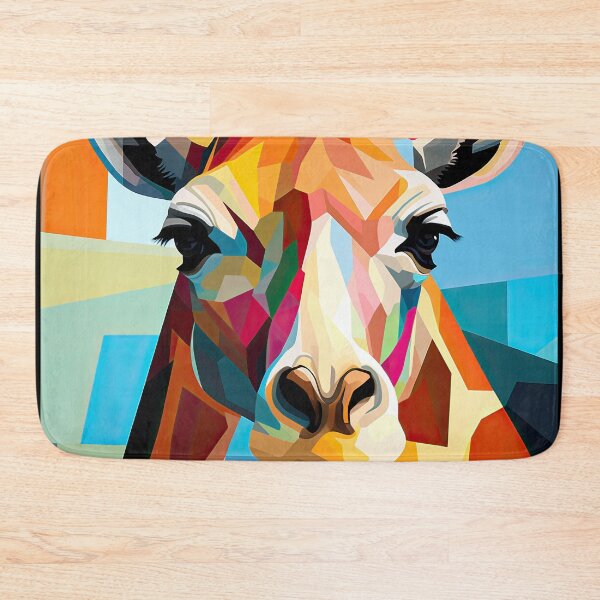Item preview, Simplistic & Minimalistic African Giraffe Art Collection designed and sold by ArtificialGenes.