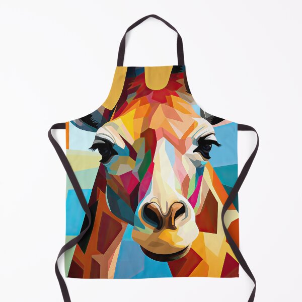 Item preview, Simplistic & Minimalistic African Giraffe Art Collection designed and sold by ArtificialGenes.