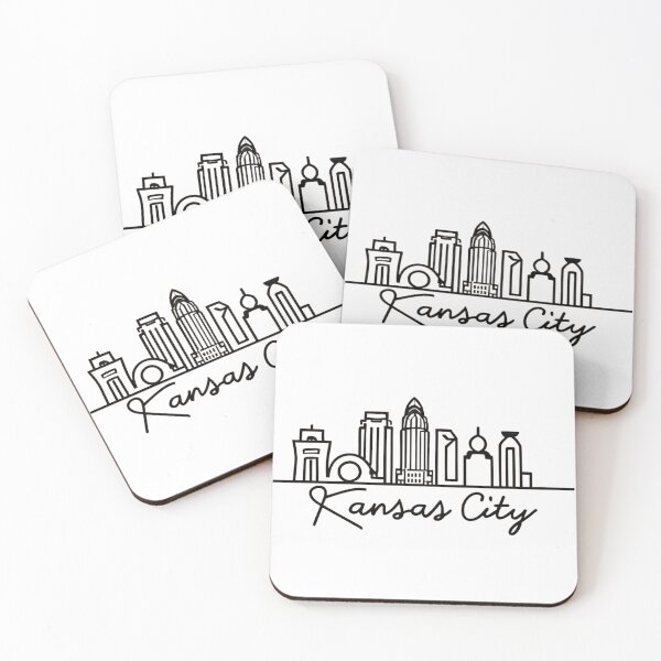 Item preview, Kansas City | Minimalist Art with Buildings Style 3 designed and sold by CircinusStore.